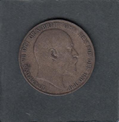 Beschrijving: 1 Penny  EDWARD VII